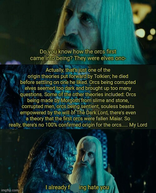 image tagged in lord of the rings,tolkien | made w/ Imgflip meme maker