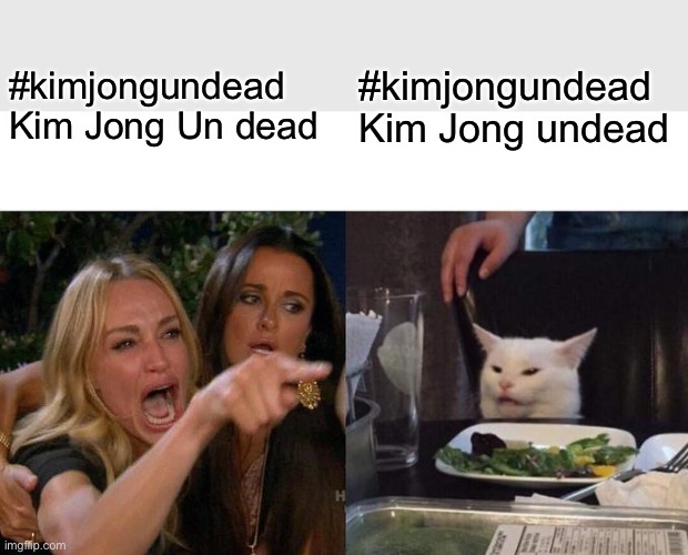 Is Kim Dead & Did He Kill Himself? | #kimjongundead

Kim Jong Un dead; #kimjongundead

Kim Jong undead | image tagged in kim jong un,dead,undead | made w/ Imgflip meme maker