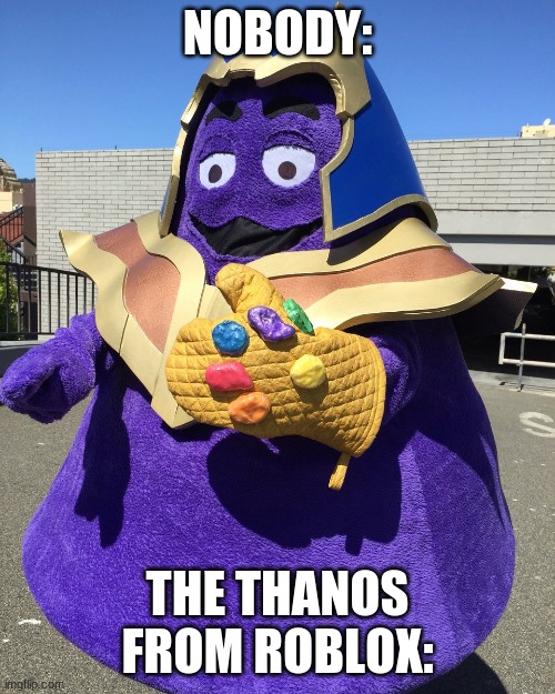 Roblox Thanos Memes