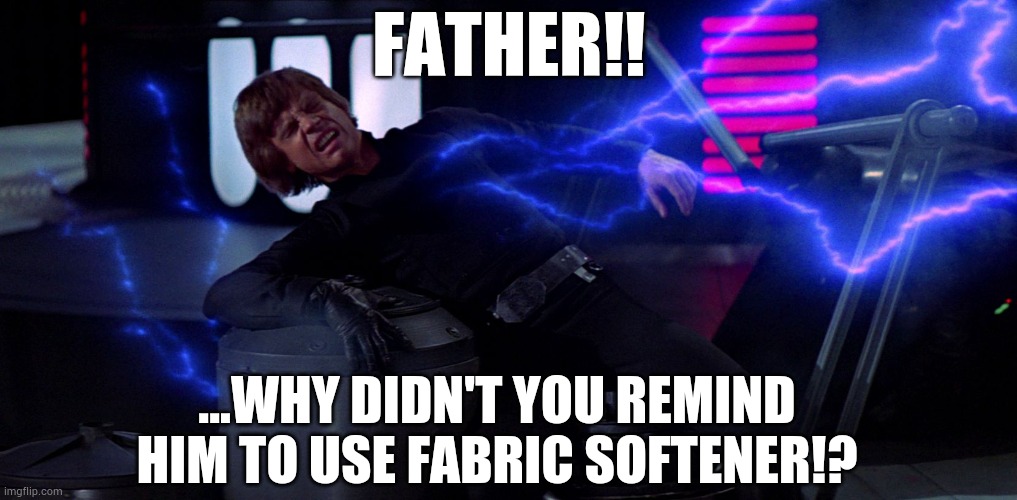 Luke Skywalker Force Lightning Imgflip