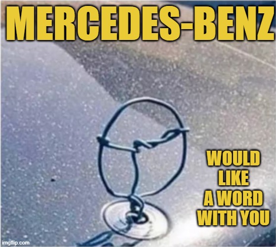 Consumers routinely pay more for higher-quality brands. Why not pay higher taxes to have a better government? | MERCEDES-BENZ; WOULD LIKE A WORD WITH YOU | image tagged in mercedes hood ornament,government,taxation,taxation is theft,taxes,quality | made w/ Imgflip meme maker
