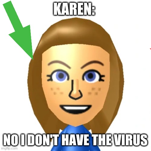 KAREN: NO I DON'T HAVE THE VIRUS | made w/ Imgflip meme maker