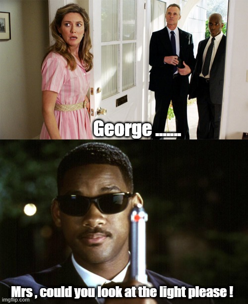 George ....... Mrs , could you look at the light please ! | image tagged in young sheldon,sheldon cooper,mib,funny meme | made w/ Imgflip meme maker
