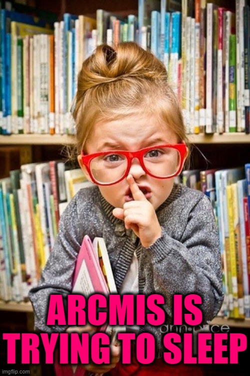 Shhhh Don't Explain | ARCMIS IS TRYING TO SLEEP | image tagged in shhhh don't explain | made w/ Imgflip meme maker