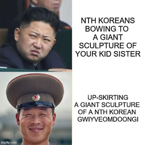 Nth Korean Dictator | image tagged in kim jong-un,kim yo jong | made w/ Imgflip meme maker