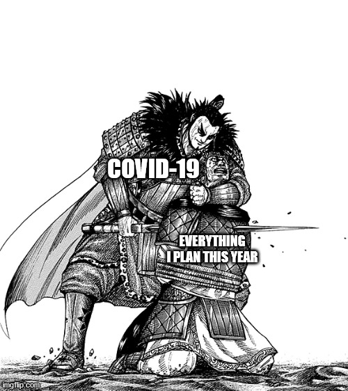 Kingdom Kanki | COVID-19; EVERYTHING I PLAN THIS YEAR | image tagged in memes | made w/ Imgflip meme maker