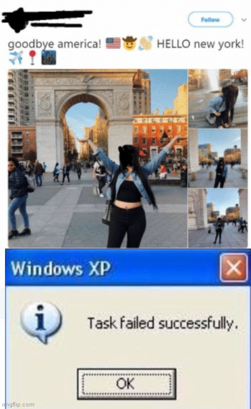 image tagged in memes,new york,windows xp | made w/ Imgflip meme maker