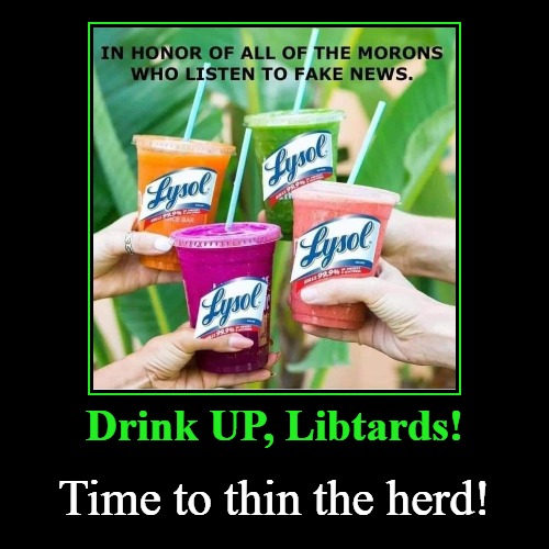 Take the Lysol Challenge! | image tagged in funny,demotivationals,lysol,lysol cocktail,lysol challenge,stupid liberals | made w/ Imgflip demotivational maker