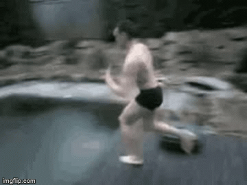 OOF | image tagged in gifs,ice | made w/ Imgflip video-to-gif maker