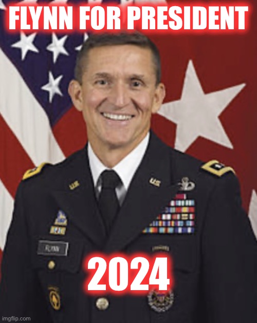 Flynn for President 2024 | FLYNN FOR PRESIDENT; 2024 | image tagged in flynn for president 2024 | made w/ Imgflip meme maker