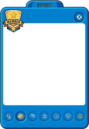 High Quality Club Penguin Player Card Blank Meme Template