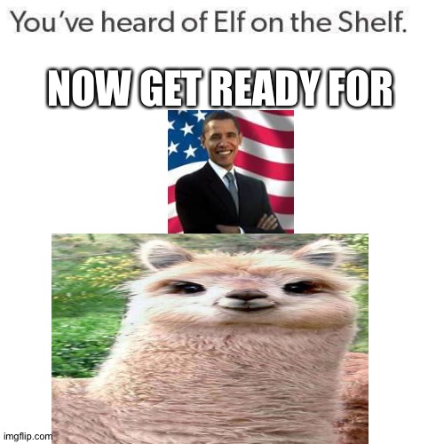 Elf on the shelf meme | NOW GET READY FOR | image tagged in elf on the shelf | made w/ Imgflip meme maker