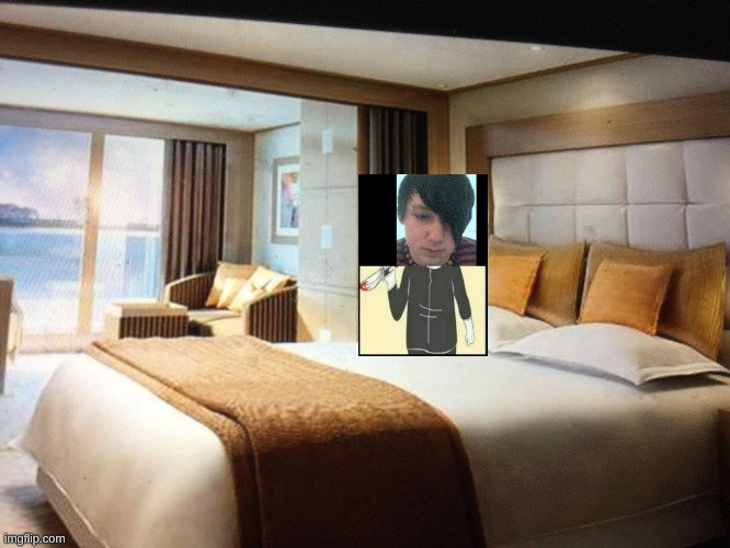 Cruise ship bedroom | image tagged in cruise ship bedroom | made w/ Imgflip meme maker