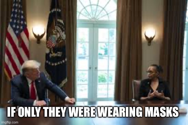 IF ONLY THEY WERE WEARING MASKS | made w/ Imgflip meme maker