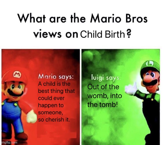 I will swear word at you | image tagged in mario bros views,fun | made w/ Imgflip meme maker