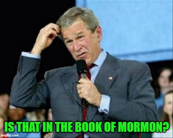 whut? | IS THAT IN THE BOOK OF MORMON? | image tagged in whut | made w/ Imgflip meme maker