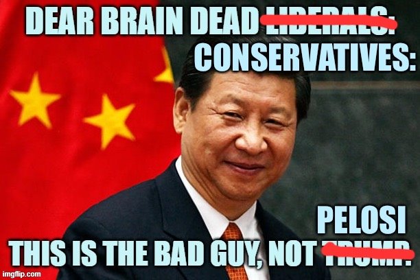 Spoof of an anonymous meme in "politics," perhaps by a Russian bot. If Trumpies would follow their own advice, that'd be great. | image tagged in conservative hypocrisy,conservative logic,that'd be great,that would be great,china,republicans | made w/ Imgflip meme maker