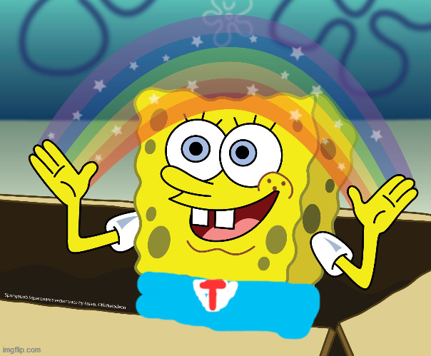 spongebob bluepants | image tagged in spongebob squarepants | made w/ Imgflip meme maker