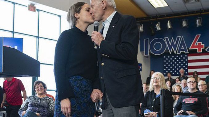 Biden Kissing Granddaughter Blank Meme Template