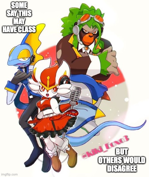 Sword and Shield Vocaloid | SOME SAY THIS MAY HAVE CLASS; BUT OTHERS WOULD DISAGREE | image tagged in vocaloid,pokemon sword and shield,pokemon,memes | made w/ Imgflip meme maker