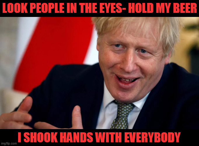 LOOK PEOPLE IN THE EYES- HOLD MY BEER I SHOOK HANDS WITH EVERYBODY | made w/ Imgflip meme maker