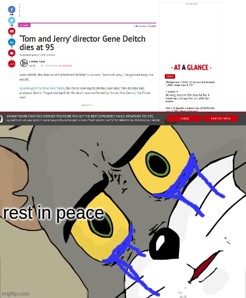 rest in peace | image tagged in memes,unsettled tom | made w/ Imgflip meme maker
