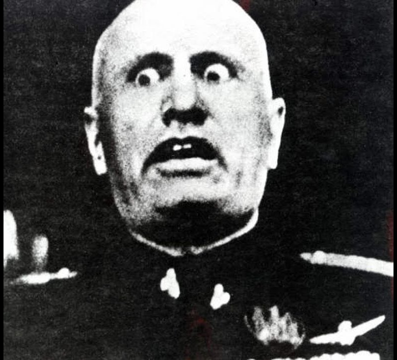 Mussolini Blank Meme Template