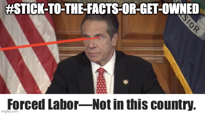 Cuomo, facts not emotion | #STICK-TO-THE-FACTS-OR-GET-OWNED | image tagged in cuomo,governor | made w/ Imgflip meme maker
