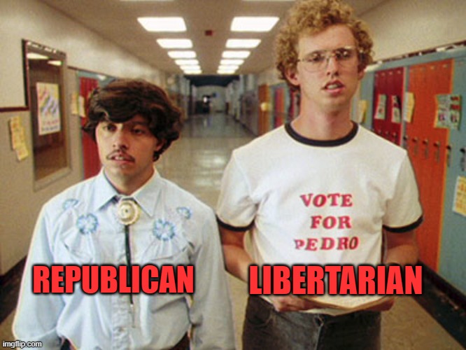 Search your feelings, You know it to be true | LIBERTARIAN; REPUBLICAN | image tagged in libertarian,republican,vote for pedro | made w/ Imgflip meme maker