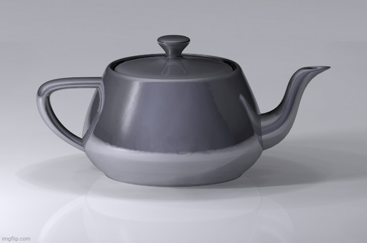 Utah Teapot! | image tagged in utah teapot | made w/ Imgflip meme maker