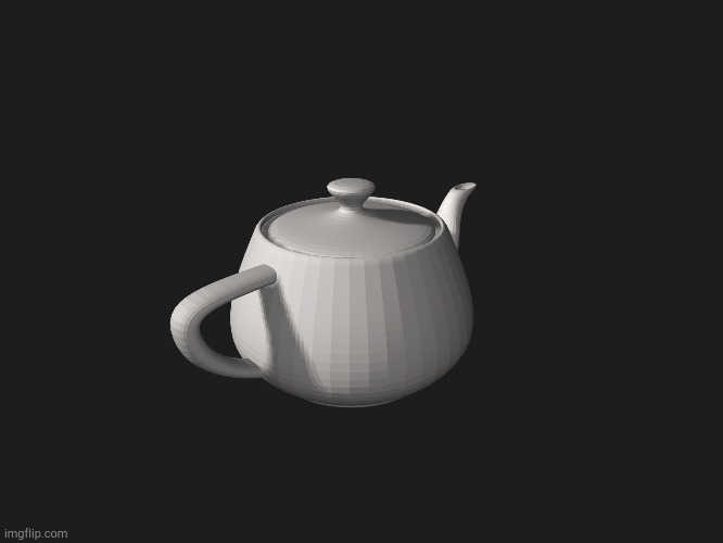 Utah Teapot! | image tagged in utah teapot | made w/ Imgflip meme maker