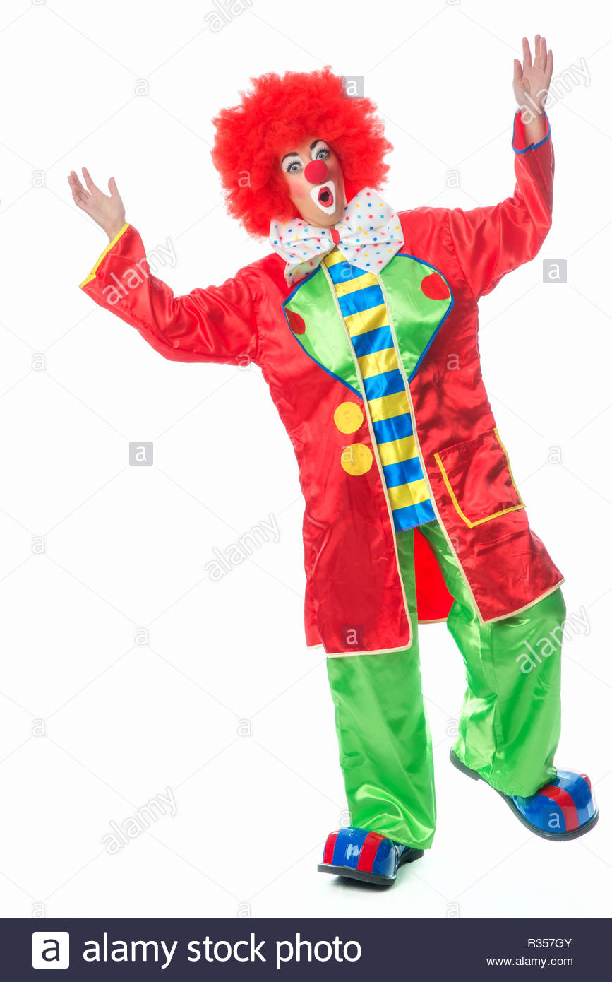 High Quality Surprised Clown Blank Meme Template