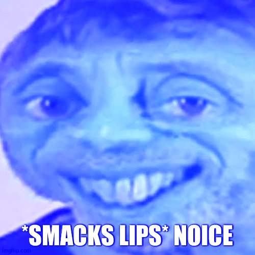 Noice | *SMACKS LIPS* NOICE | image tagged in noice | made w/ Imgflip meme maker