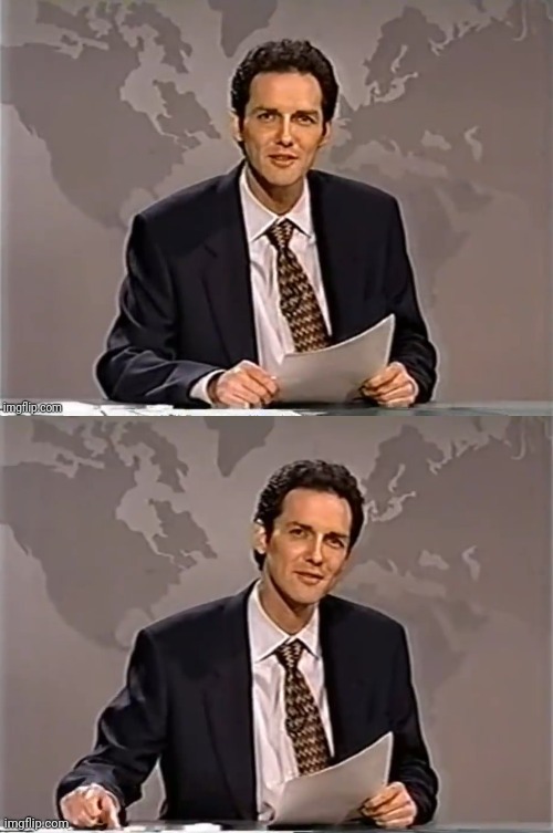 WEEKEND UPDATE WITH NORM Blank Meme Template