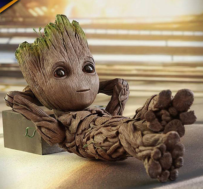 High Quality Groot relaxing Blank Meme Template