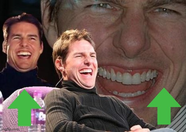 Tom Cruise laugh | image tagged in tom cruise laugh | made w/ Imgflip meme maker
