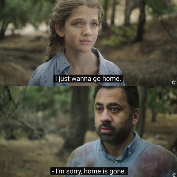 Home is gone Blank Meme Template