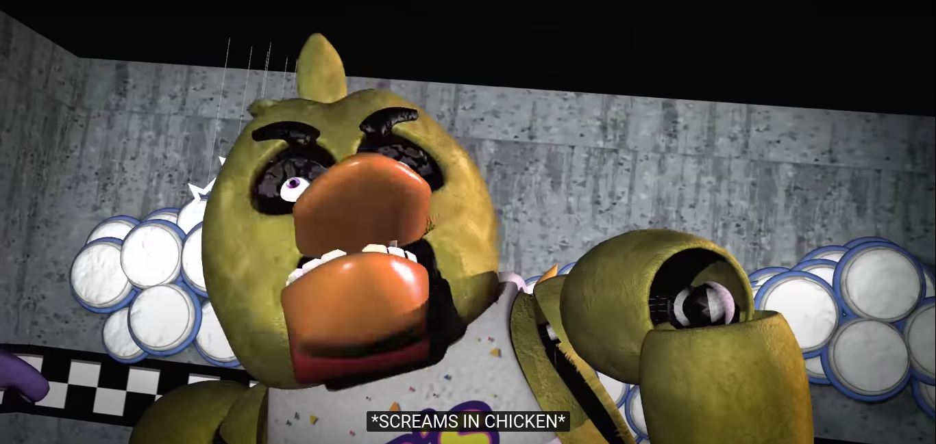 Big mouth withered chica Blank Template - Imgflip