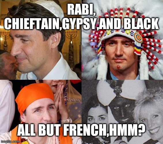 Fail politician | RABI, CHIEFTAIN,GYPSY,AND BLACK; ALL BUT FRENCH,HMM? | image tagged in fail politician | made w/ Imgflip meme maker
