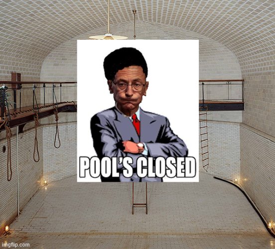 john said pool closed | image tagged in pizzagate | made w/ Imgflip meme maker
