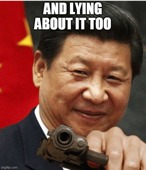 Xi Jinping | AND LYING ABOUT IT TOO | image tagged in xi jinping | made w/ Imgflip meme maker
