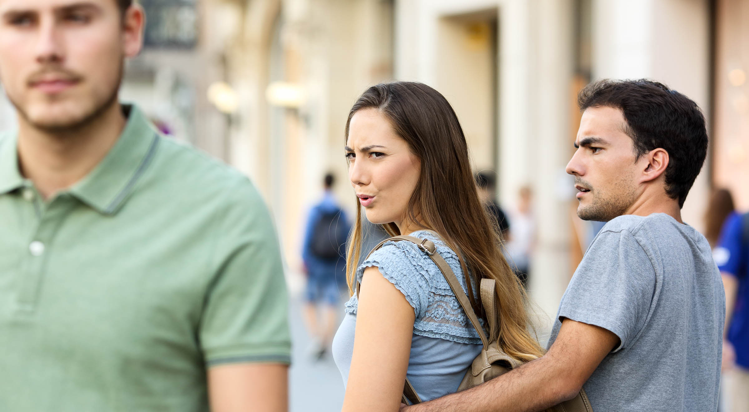 High Quality Distracted Girfriend Blank Meme Template