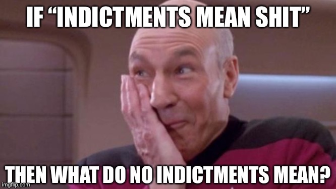 If the Mueller team's 37 indictments mean jack shit, then what do the 0 indictments against HRC, the Bidens, McCabe, etc. mean? | image tagged in justice,law,lawyers,trump,hrc,biden | made w/ Imgflip meme maker