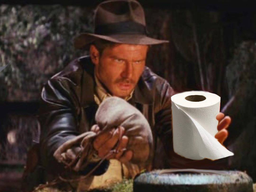 High Quality Miners of the lost toilet paper Blank Meme Template