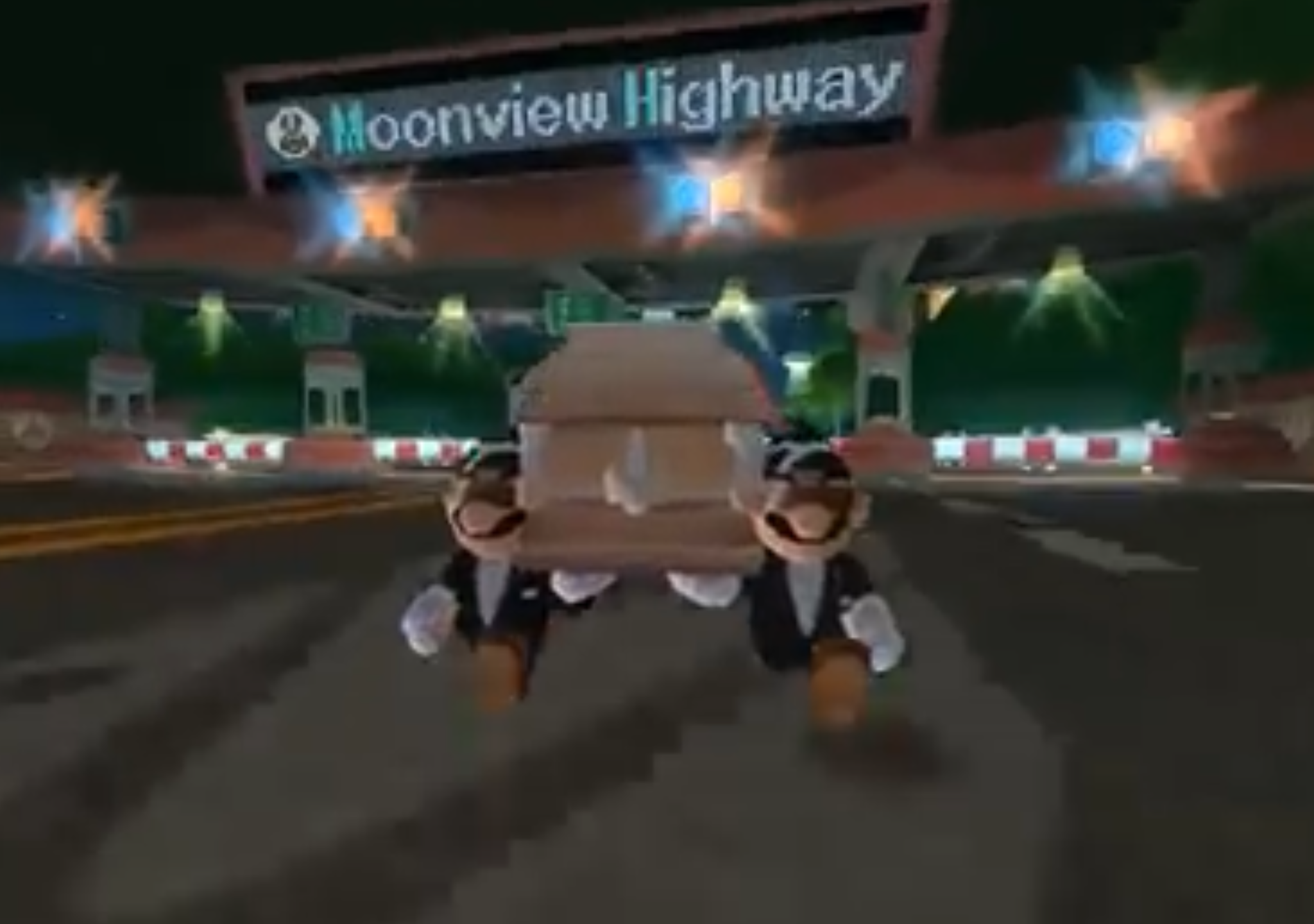 Mario Kart Wii Coffin Dance Blank Meme Template