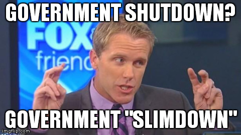 image tagged in fox,news,finger quote,reporter,funny,government | made w/ Imgflip meme maker