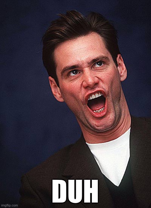 jim carrey duh  | DUH | image tagged in jim carrey duh | made w/ Imgflip meme maker