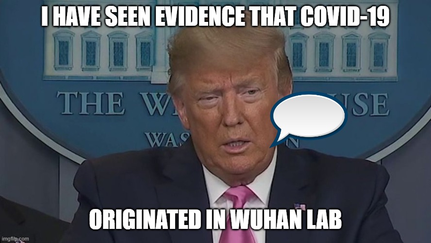 Trump Has Seen Evidence That Covid-19 Originated In Wuhan Lab | I HAVE SEEN EVIDENCE THAT COVID-19; ORIGINATED IN WUHAN LAB | image tagged in if only you knew how bad things really are | made w/ Imgflip meme maker