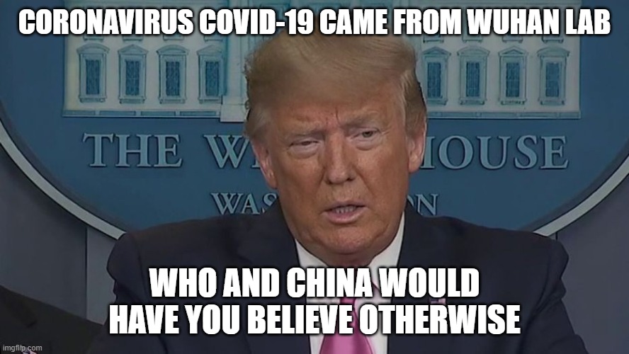 Trump has seen evidence coronavirus came from Wuhan lab | CORONAVIRUS COVID-19 CAME FROM WUHAN LAB; WHO AND CHINA WOULD HAVE YOU BELIEVE OTHERWISE | image tagged in if only you knew how bad things really are | made w/ Imgflip meme maker