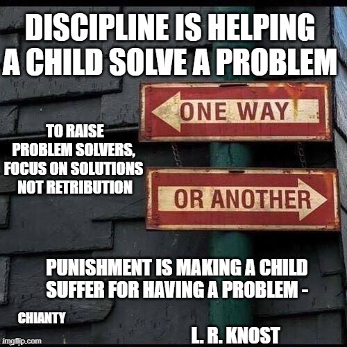 Discipline? | image tagged in helping | made w/ Imgflip meme maker
